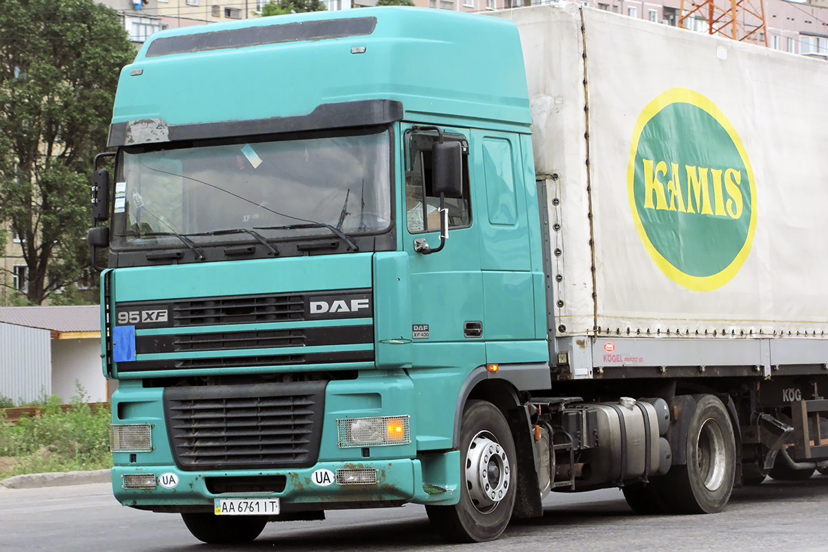 Киев, № АА 6761 ІТ — DAF 95XF FT