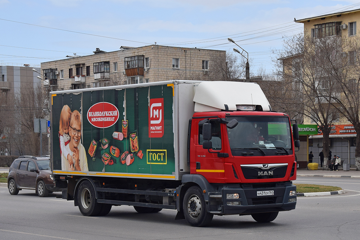 Волгоградская область, № Н 431 ОУ 761 — MAN TGM 18.250