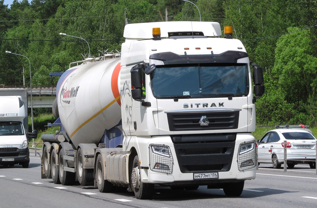 Волгоградская область, № Н 477 МТ 134 — Sitrak C7H ZZ4186