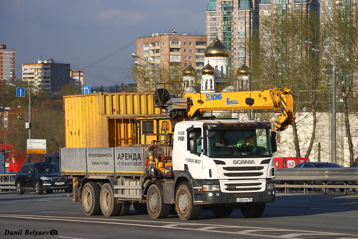 Москва, № С 324 ТМ 790 — Scania ('2011) P440