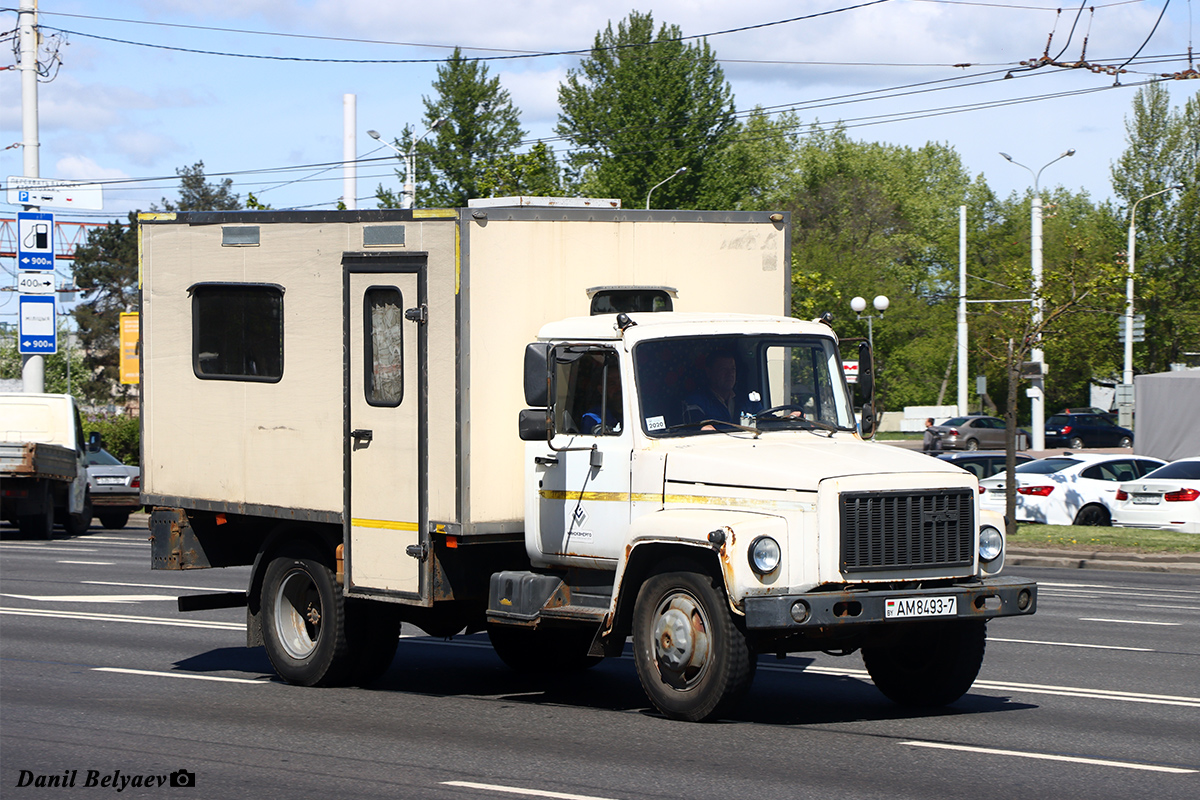 Минск, № АМ 8493-7 — ГАЗ-3309