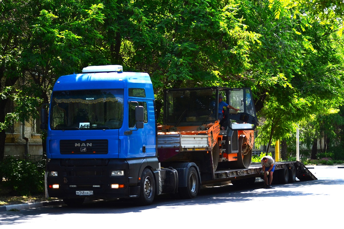 Волгоградская область, № М 348 НА 34 — MAN TGA 18.460