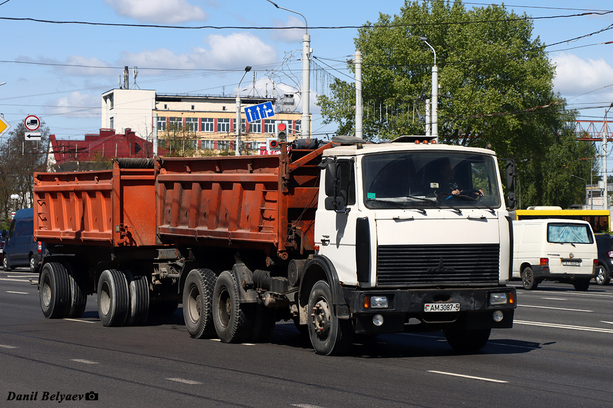 Минская область, № АМ 3087-5 — МАЗ-5516 (общая модель)