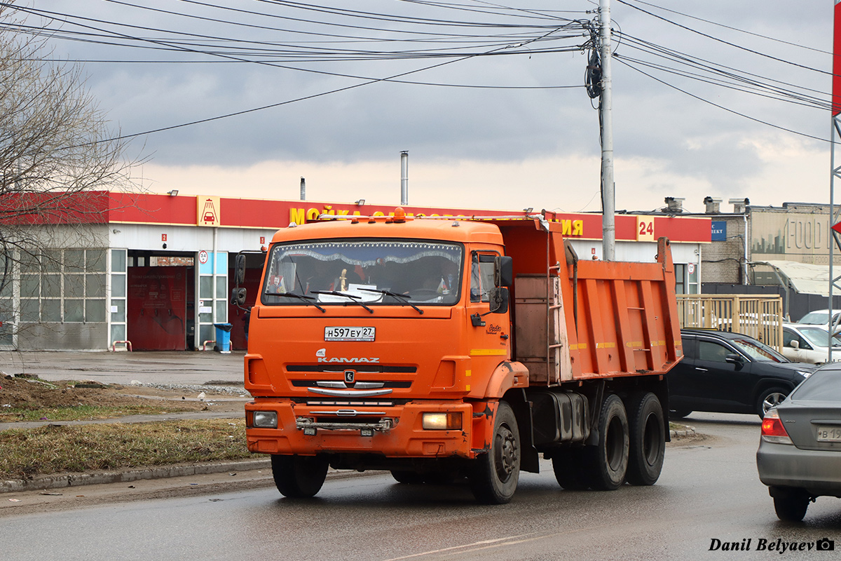 Хабаровский край, № Н 597 ЕУ 27 — КамАЗ-65115-N3(78)