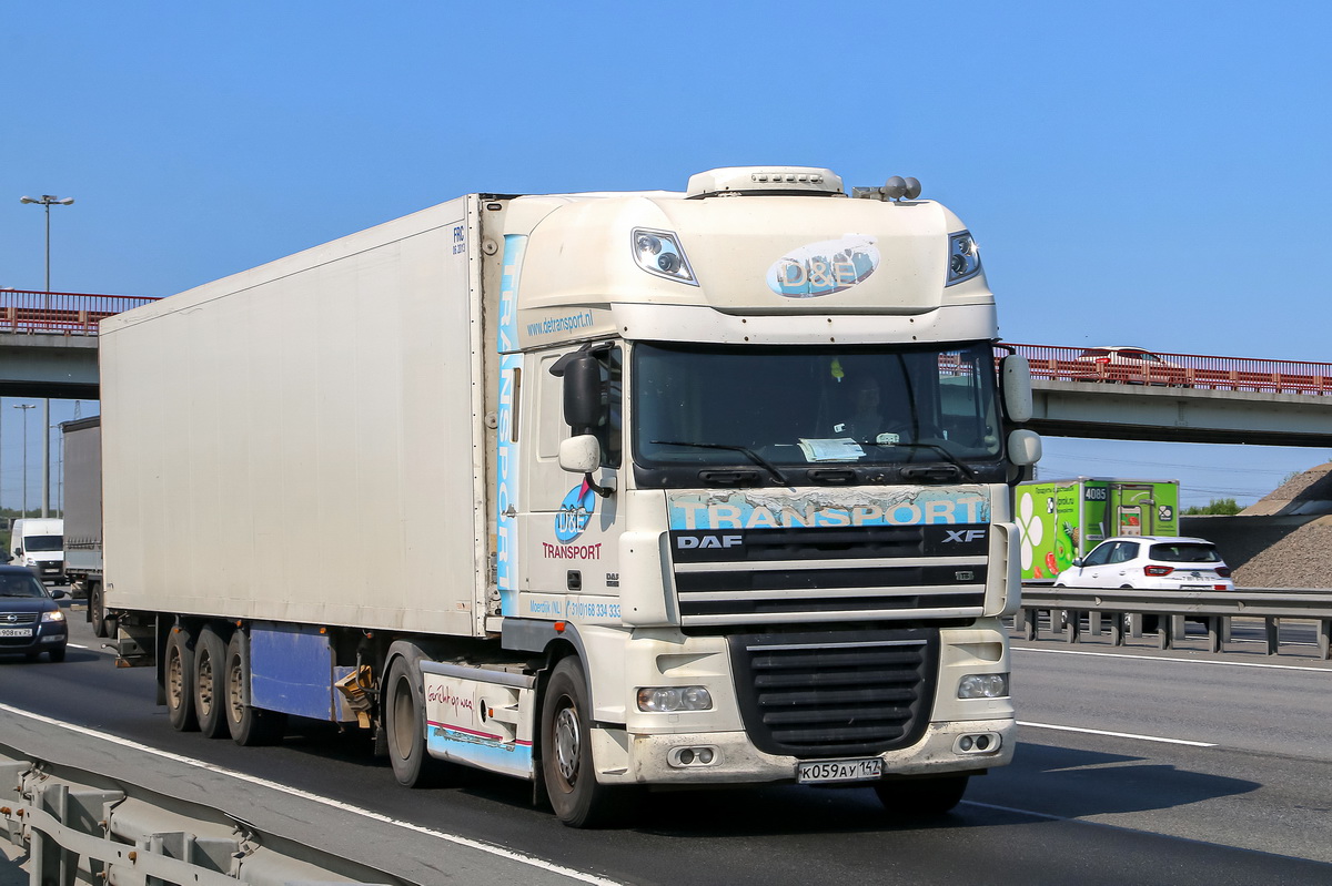 Ленинградская область, № К 059 АУ 147 — DAF XF105 FT