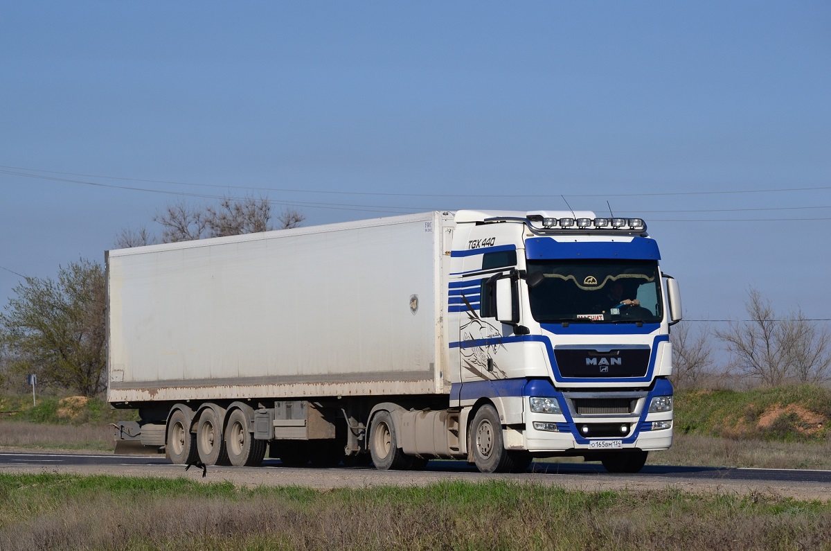 Волгоградская область, № О 165 ВМ 134 — MAN TGX ('2007) 18.440
