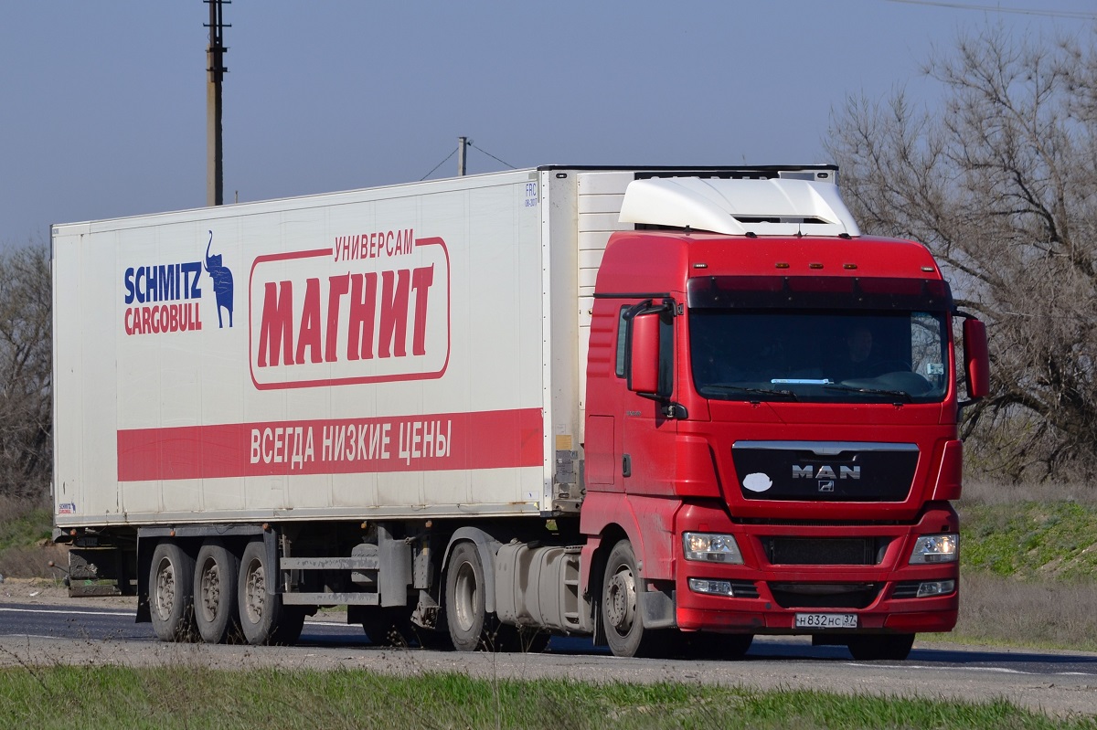 Волгоградская область, № Н 832 НС 37 — MAN TGX ('2007) 18.360