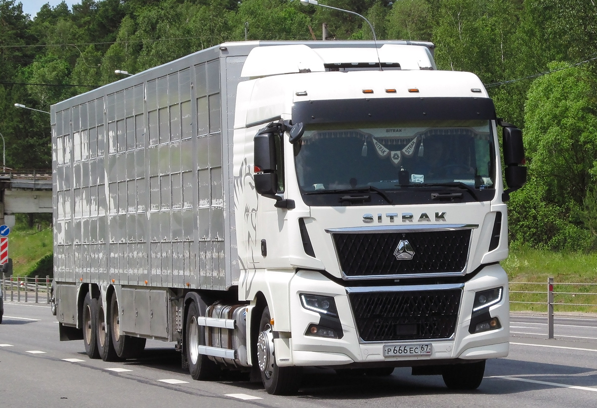 Смоленская область, № Р 666 ЕС 67 — Sitrak C7H ZZ4186 MAX