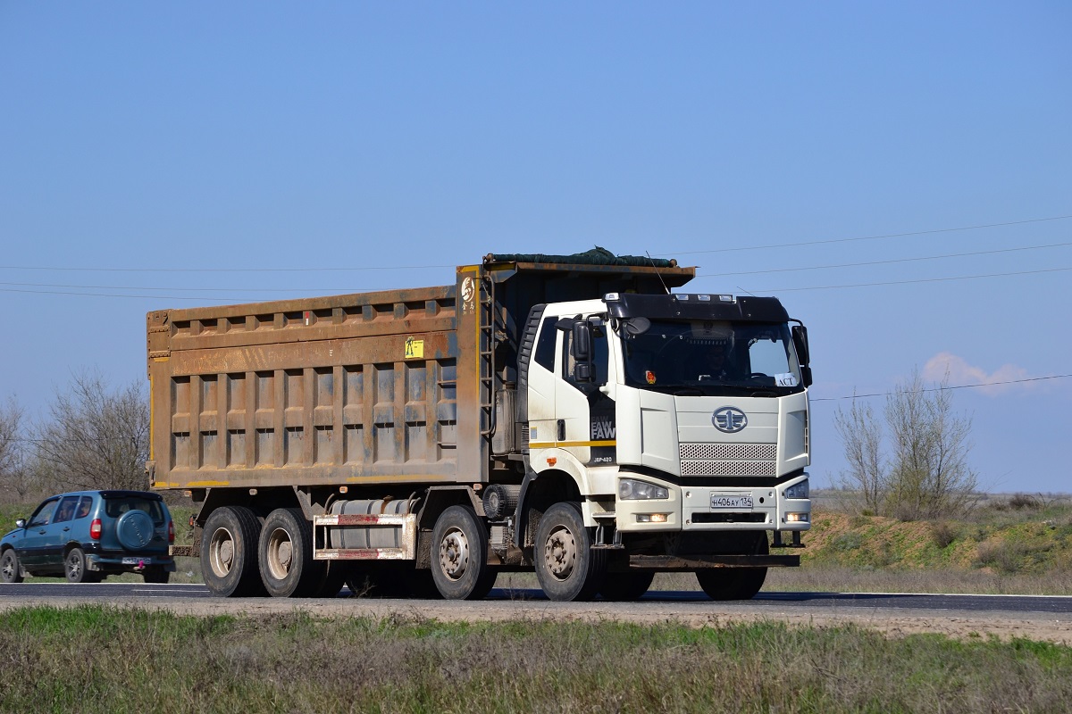 Волгоградская область, № Н 406 АУ 134 — FAW J6 CA3310