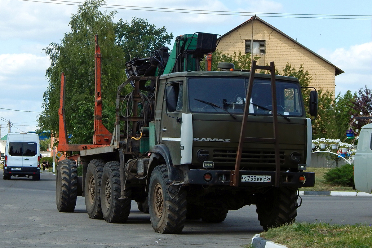 Курская область, № К 755 КК 46 — КамАЗ-43101