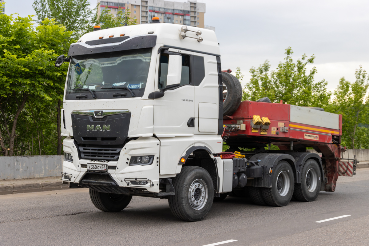 Белгородская область, № У 360 СУ 31 — MAN TGX ('2020) (Общая модель)