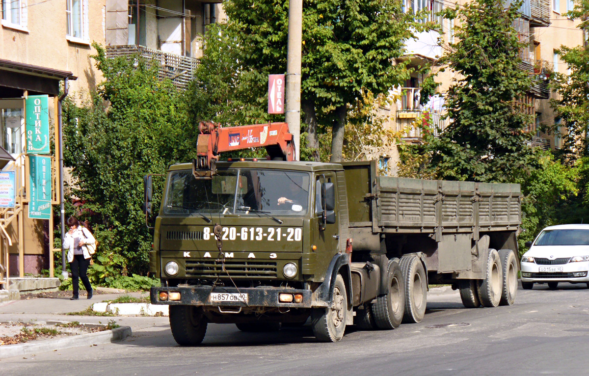 Калужская область, № Н 857 ОВ 40 — КамАЗ-5410
