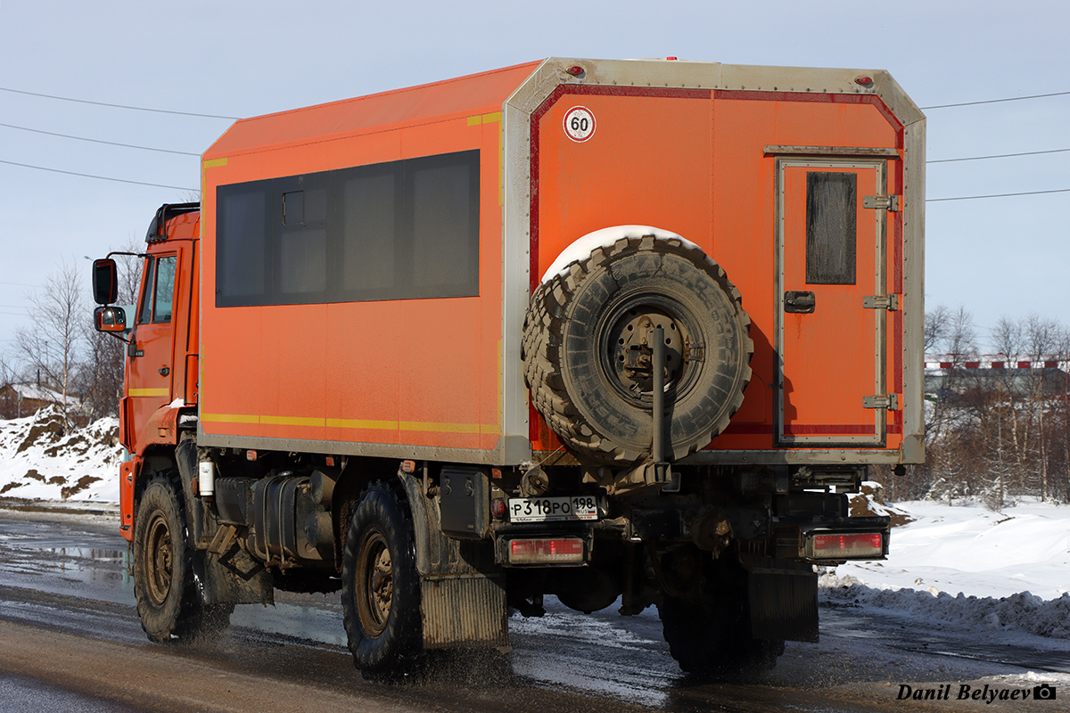 Санкт-Петербург, № Р 318 РО 198 — КамАЗ-43502-D5(66)