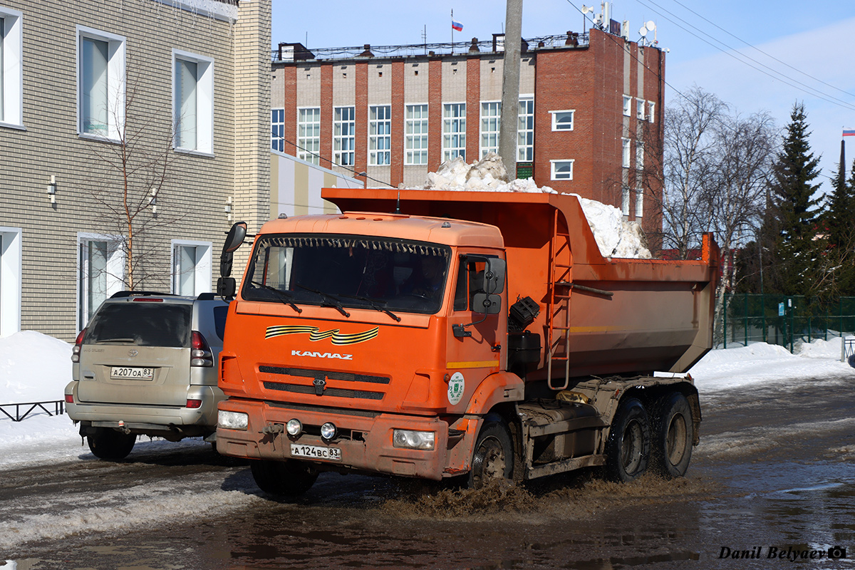 Ненецкий автономный округ, № А 124 ВС 83 — КамАЗ-65115-L4(19)