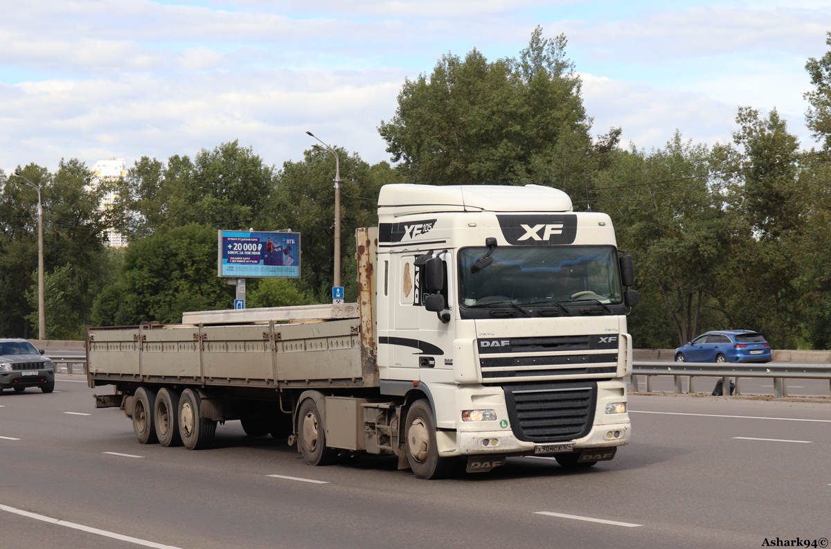 Красноярский край, № Х 904 СХ 124 — DAF XF105 FT