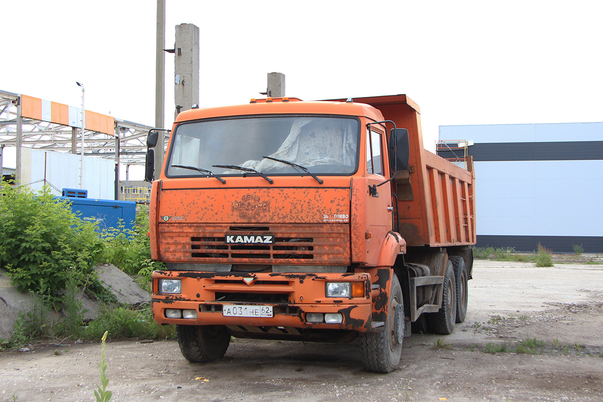 Рязанская область, № А 031 НЕ 62 — КамАЗ-6520-60