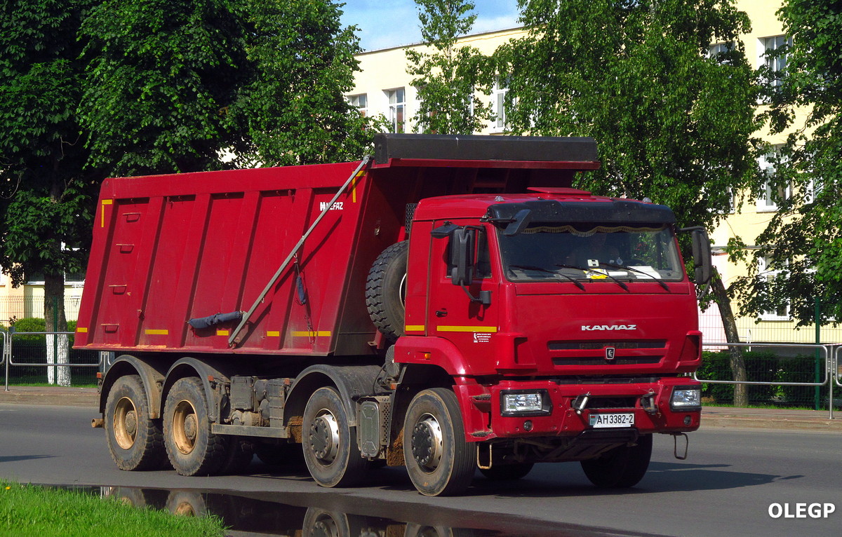 Витебская область, № АН 3382-2 — КамАЗ-65201 (общая модель)