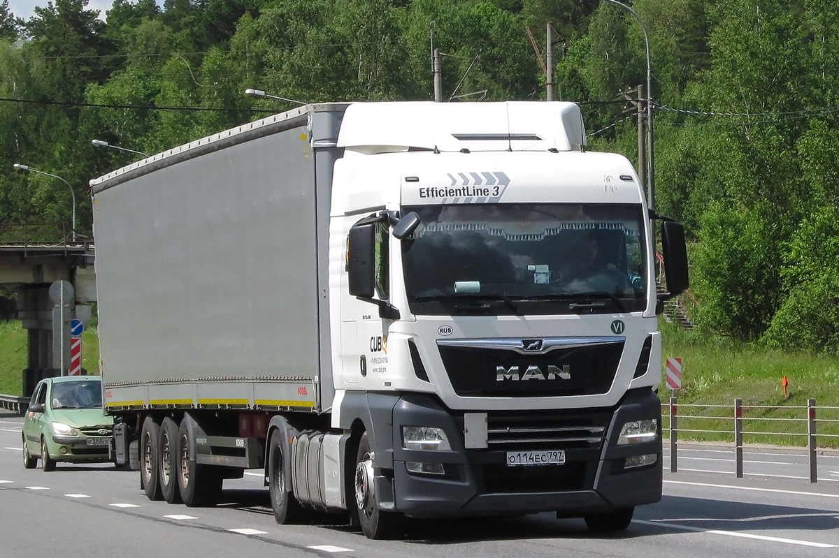 Москва, № О 114 ЕС 797 — MAN TGX ('2016) 18.470