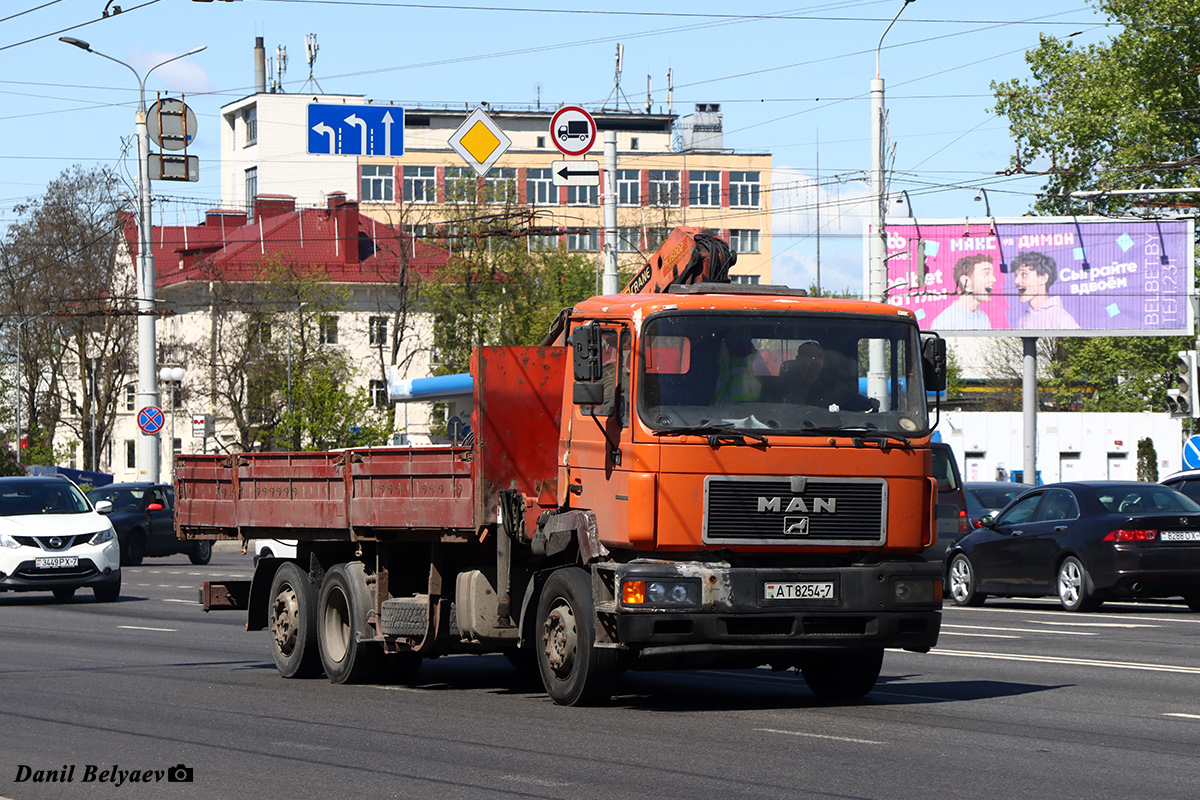 Минск, № АТ 8254-7 — MAN F2000 (общая модель)