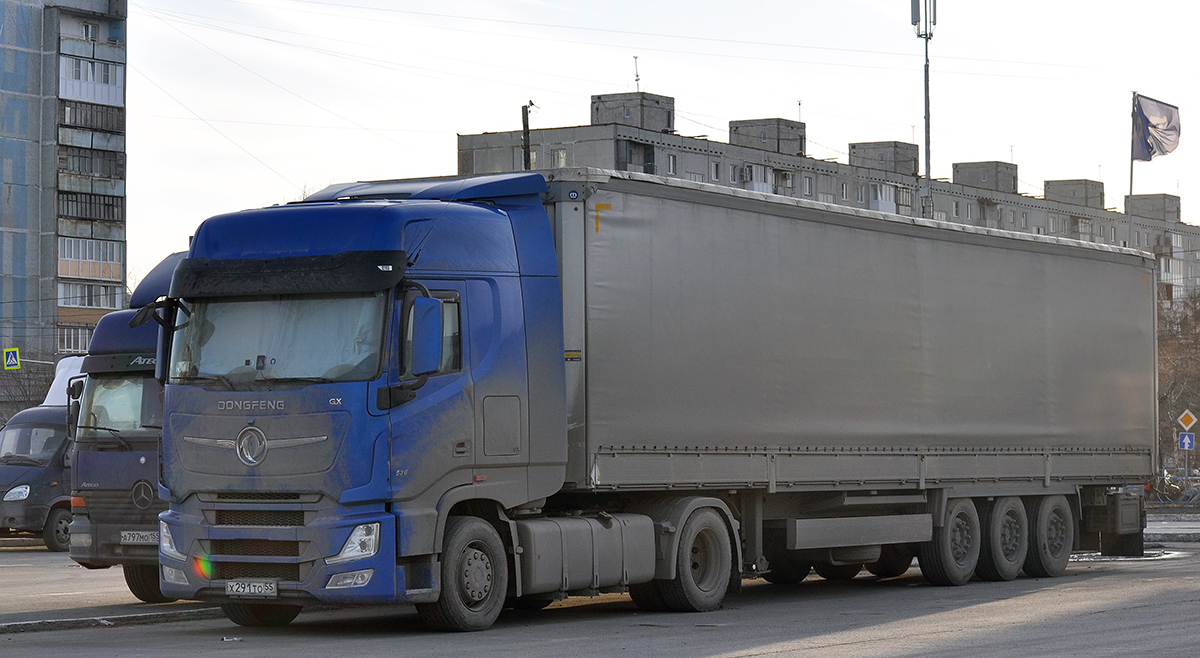 Омская область, № Х 291 ТО 55 — Dongfeng GX DFH4180