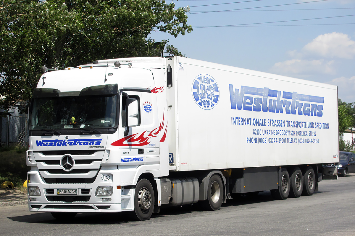 Львовская область, № ВС 0416 СМ — Mercedes-Benz Actros ('2009) 1844