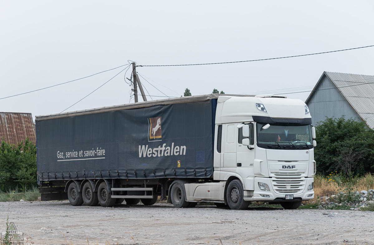 Киргизия, № 08 584 ASF — DAF XF Euro6 FT