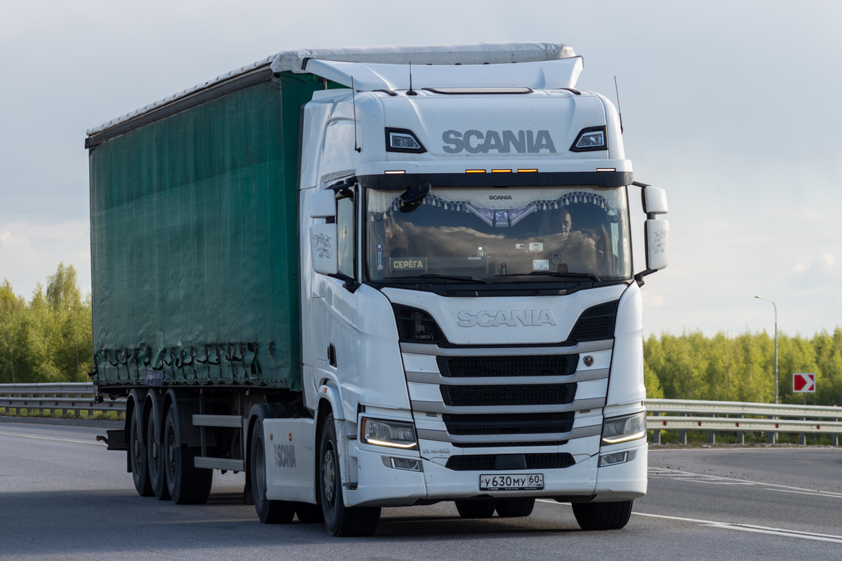 Псковская область, № У 630 МУ 60 — Scania ('2016) R440