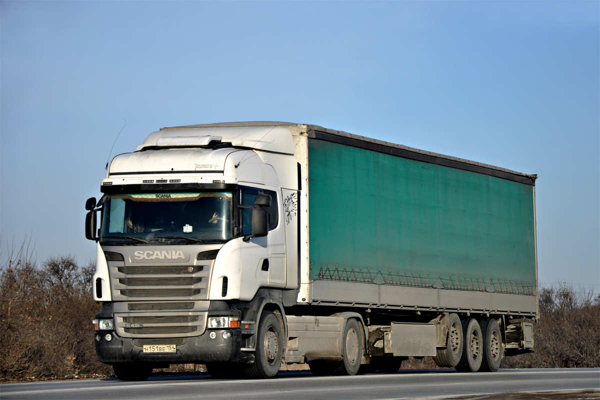 Алтайский край, № Н 151 ВЕ 154 — Scania ('2009) R420