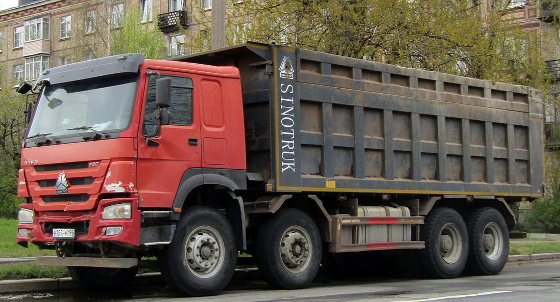 Санкт-Петербург, № Р 407 НР 198 — Howo HW ZZ3407
