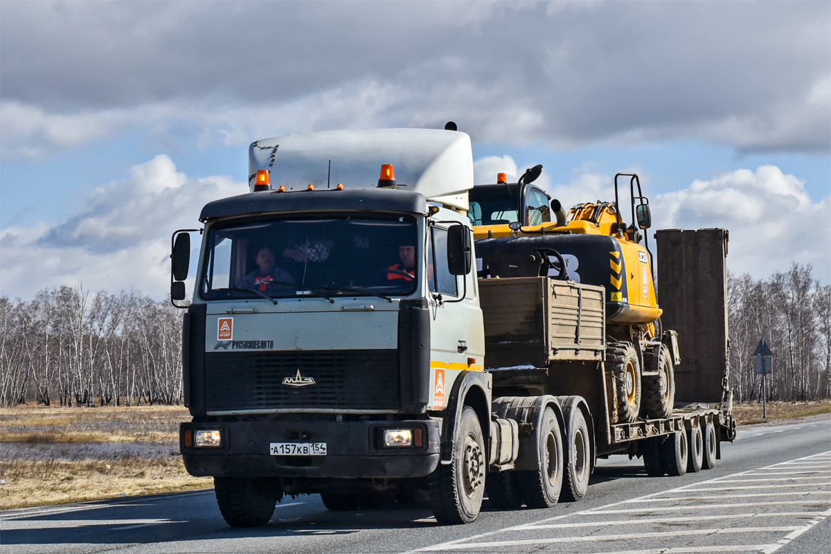 Новосибирская область, № А 157 КВ 154 — МАЗ-6422A5