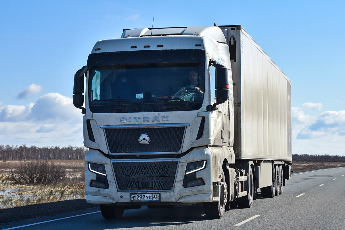 Владимирская область, № Е 292 УС 33 — Sitrak C7H ZZ4186 MAX