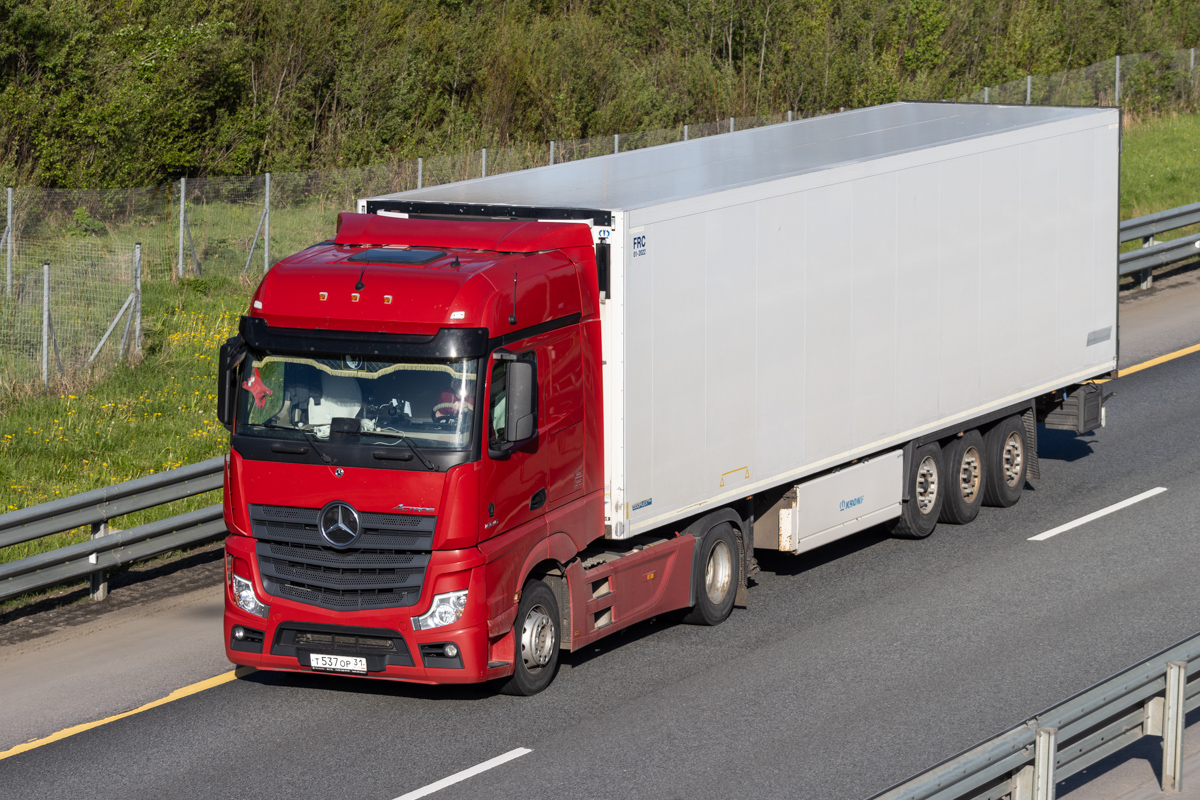 Белгородская область, № Т 537 ОР 31 — Mercedes-Benz Actros '18 1845 [Z9M]