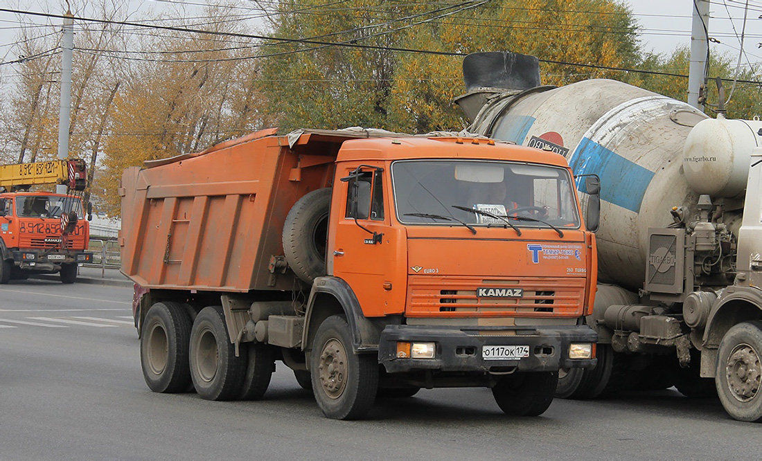 Челябинская область, № О 117 ОК 174 — КамАЗ-65115 [651150]