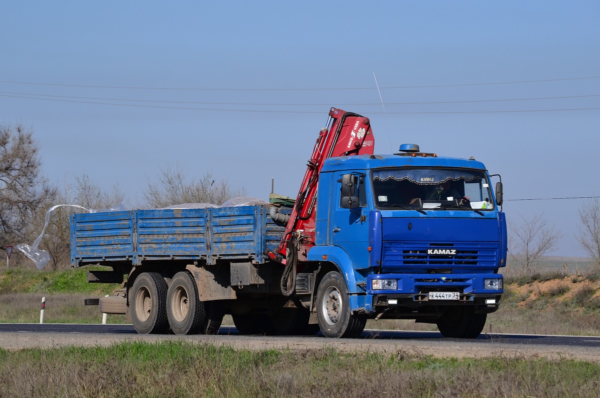 Волгоградская область, № К 444 ТР 34 — КамАЗ-65117 [651170]