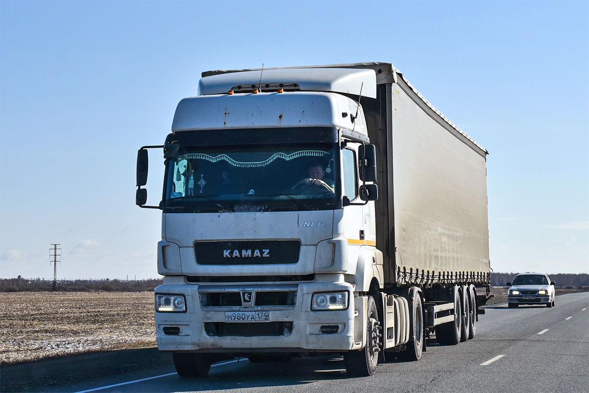 Челябинская область, № М 980 УА 174 — КамАЗ-5490-S5(87)