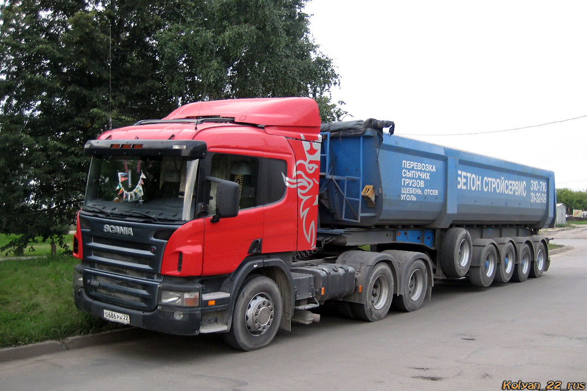 Алтайский край, № О 686 РН 22 — Scania ('2004) P380