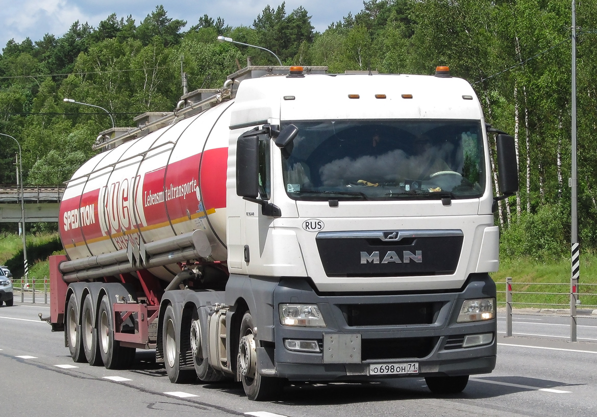 Тульская область, № О 698 ОН 71 — MAN TGX ('2007) 26.440
