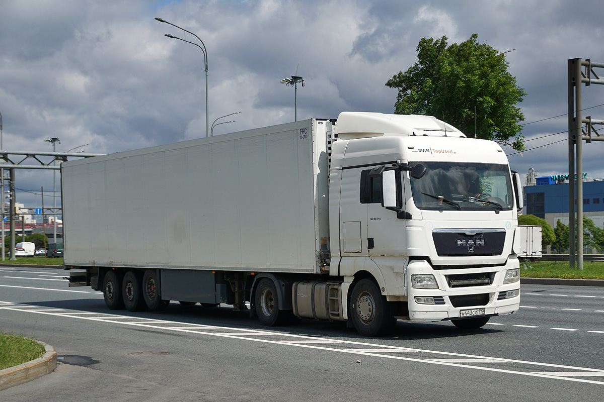 Московская область, № А 443 СС 190 — MAN TGX ('2007) 18.440