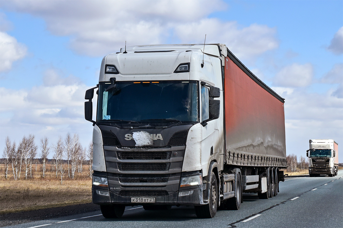 Чувашия, № К 318 ХТ 21 — Scania ('2016) R440