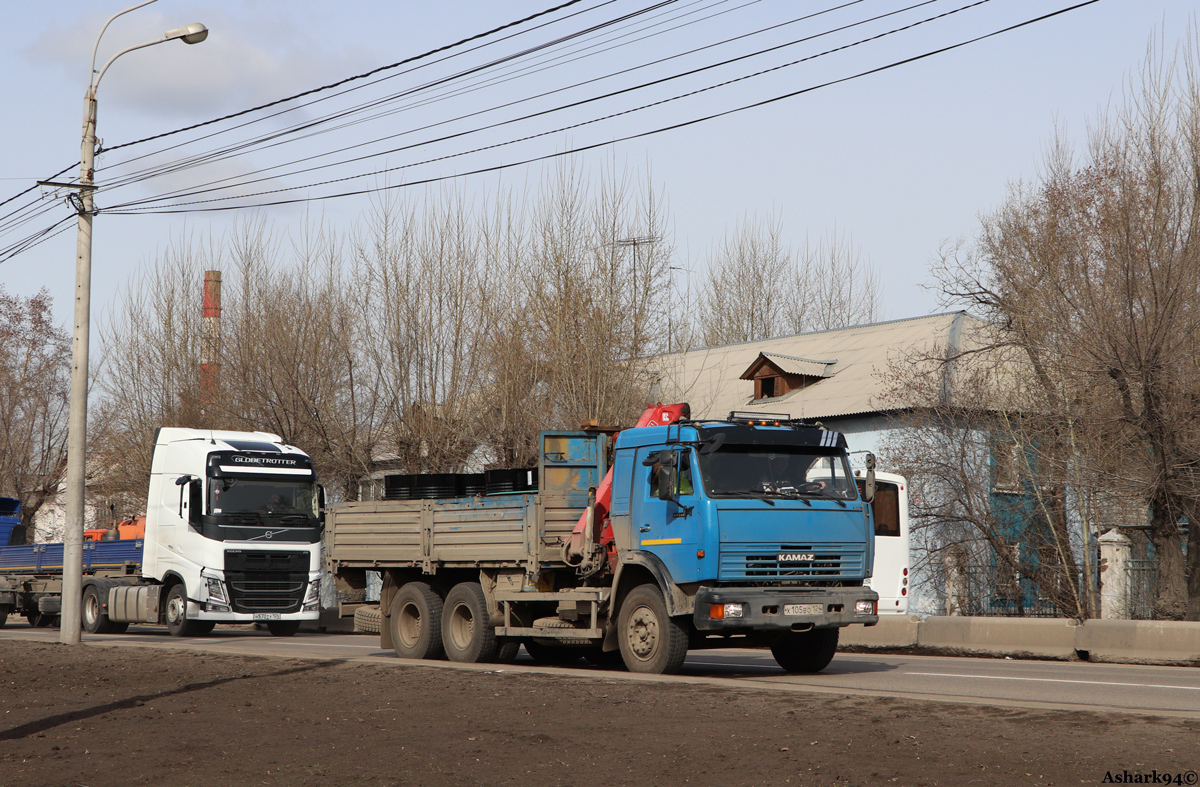 Красноярский край, № Х 105 ВО 124 — КамАЗ-53215-15 [53215R]