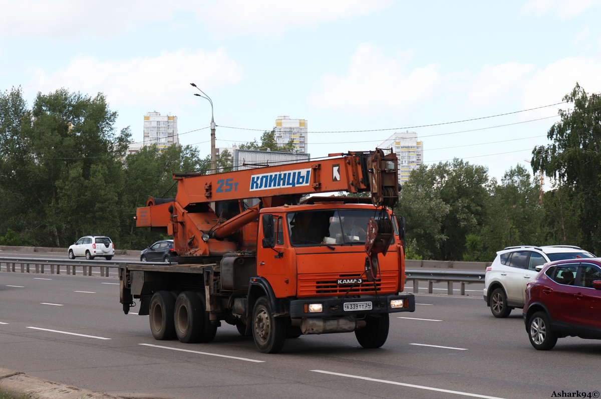 Красноярский край, № А 339 ТТ 24 — КамАЗ-55111-15 [55111R]