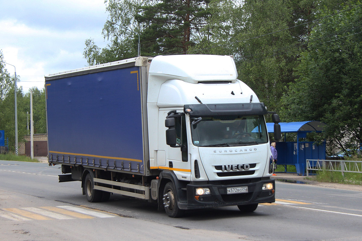 Нижегородская область, № А 572 ВО 252 — IVECO EuroCargo ('2008)
