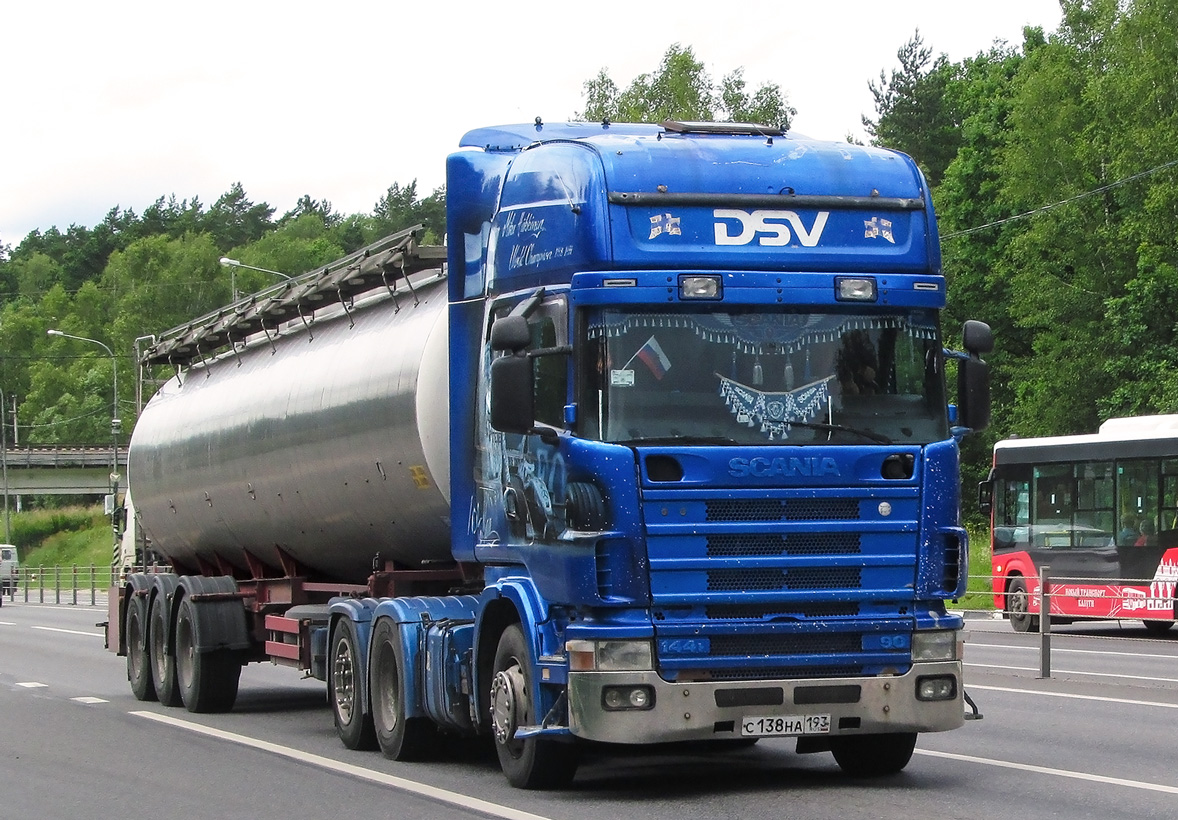 Краснодарский край, № С 138 НА 193 — Scania ('1996) R144L