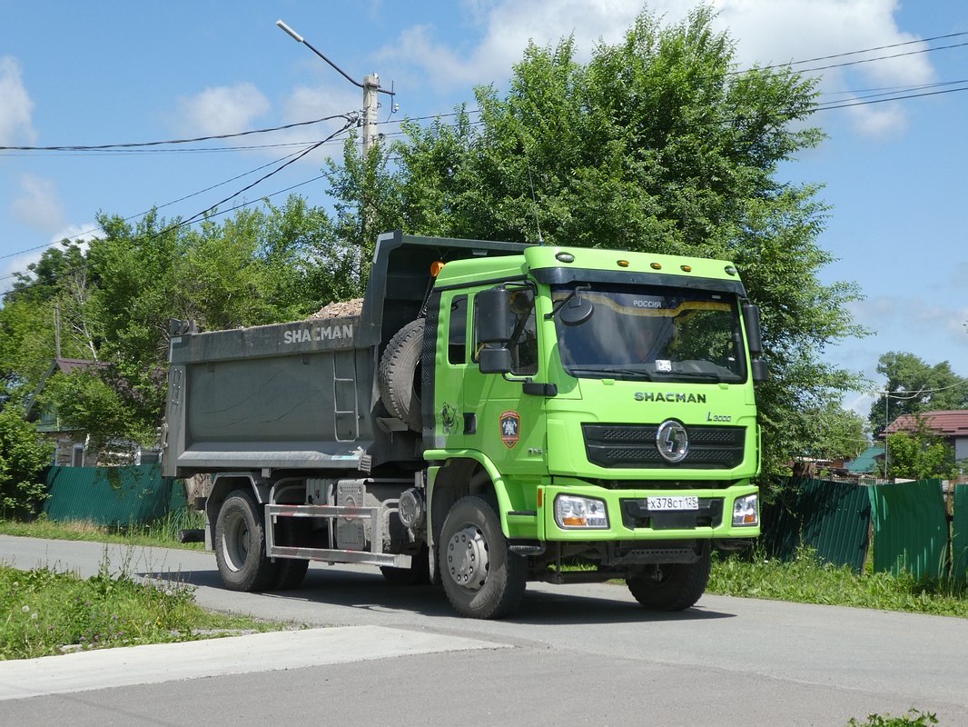 Приморский край, № Х 378 СТ 125 — Shaanxi Shacman L3000 (общая модель)