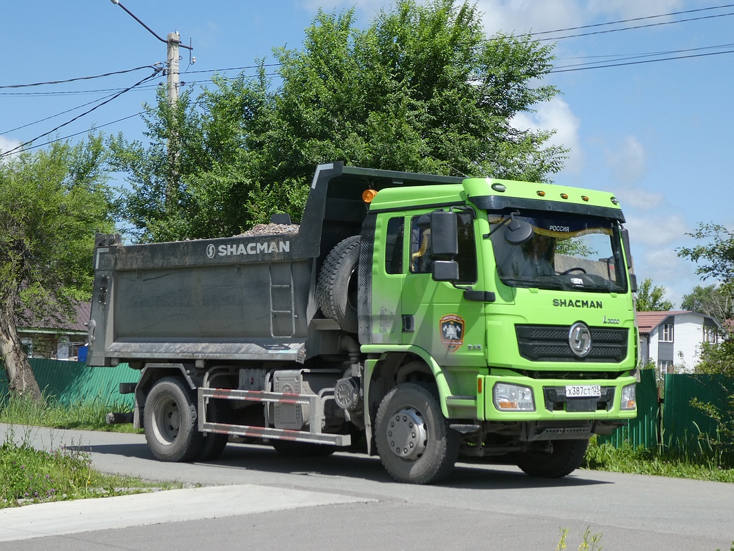 Приморский край, № Х 387 СТ 125 — Shaanxi Shacman L3000 (общая модель)