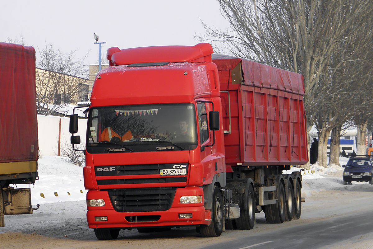 Хмельницкая область, № ВХ 3293 ВІ — DAF CF85 FT