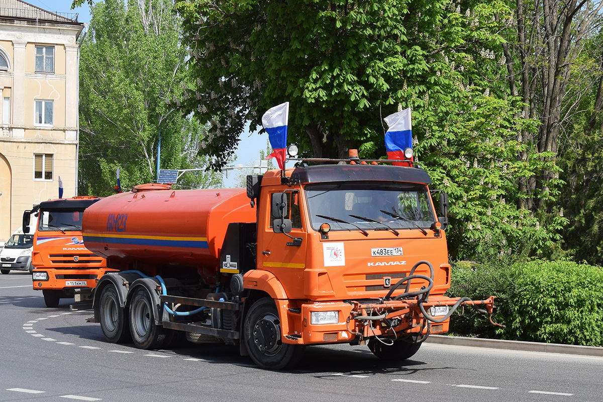 Волгоградская область, № К 483 ЕЕ 134 — КамАЗ-65115 (общая модель)