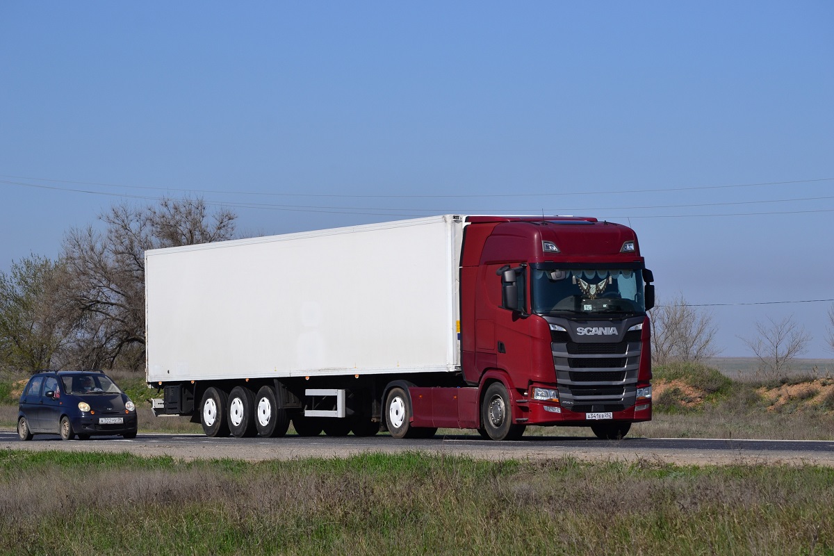Нижегородская область, № А 341 ЕВ 252 — Scania ('2016) S450