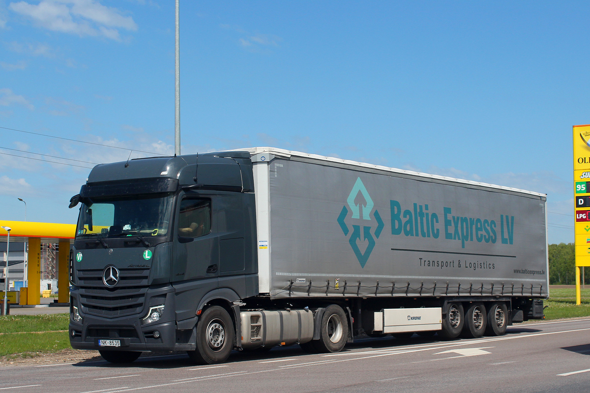 Латвия, № NK-8535 — Mercedes-Benz Actros ('2018)
