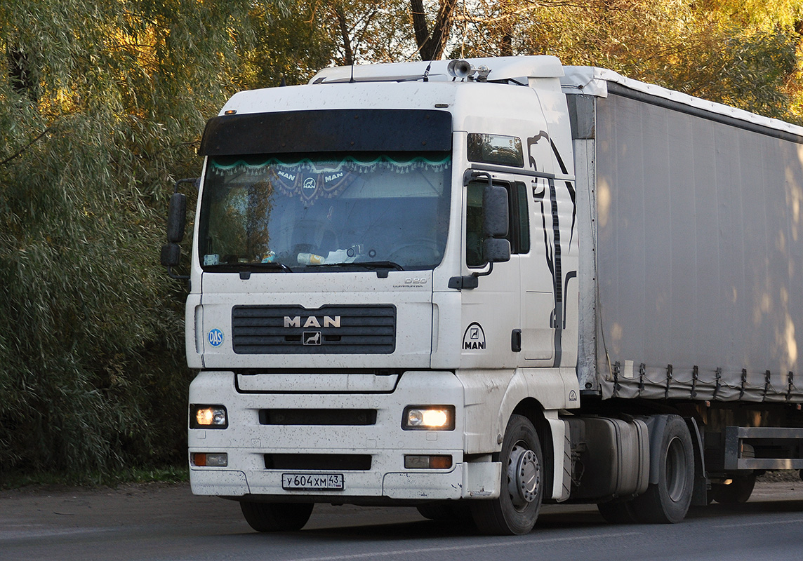 Кировская область, № У 604 ХМ 43 — MAN TGA 18.350